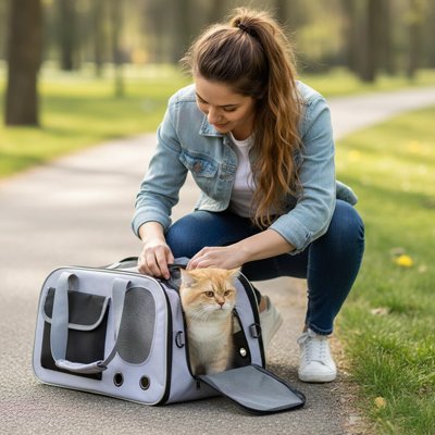 Sac de transport pour Chats avec rangement