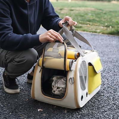 Sac de transport pour Chats jaune