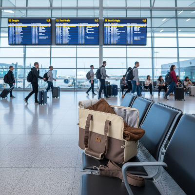 Sac de voyage pour chien aéroport
