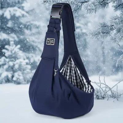 Sac pour chien ergonomique bleu