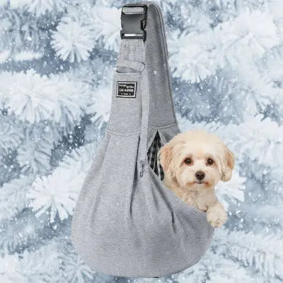 Sac pour chien ergonomique gris