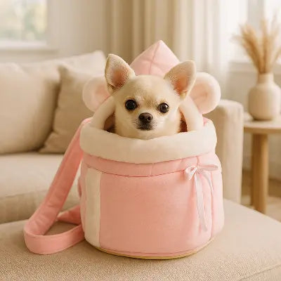 Sac transport chien protège mains