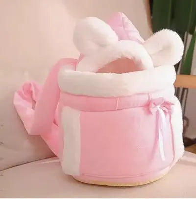 Sac transport chien rose