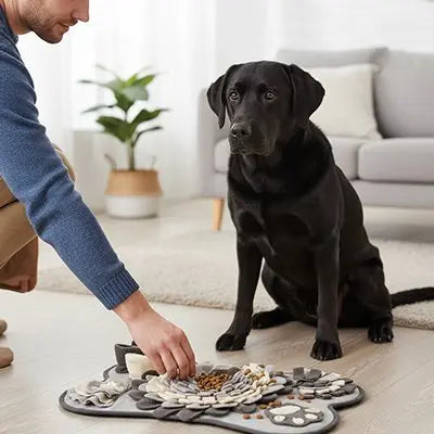 Tapis de fouille chien reniflage