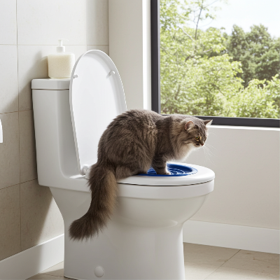 TOILETTE POUR CHAT | Confort Premium adaptable Royaume Animalier