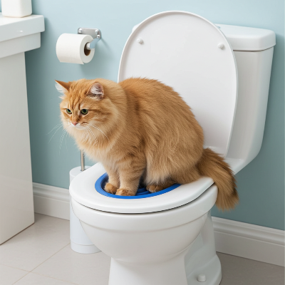 TOILETTE POUR CHAT | Confort Premium ajustable Royaume Animalier