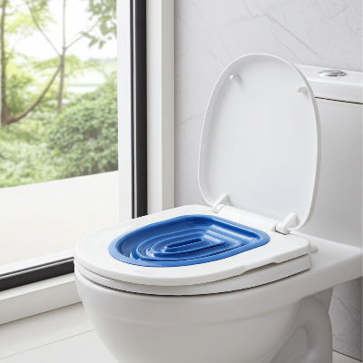 TOILETTE POUR CHAT | Confort Premium bleu Royaume Animalier