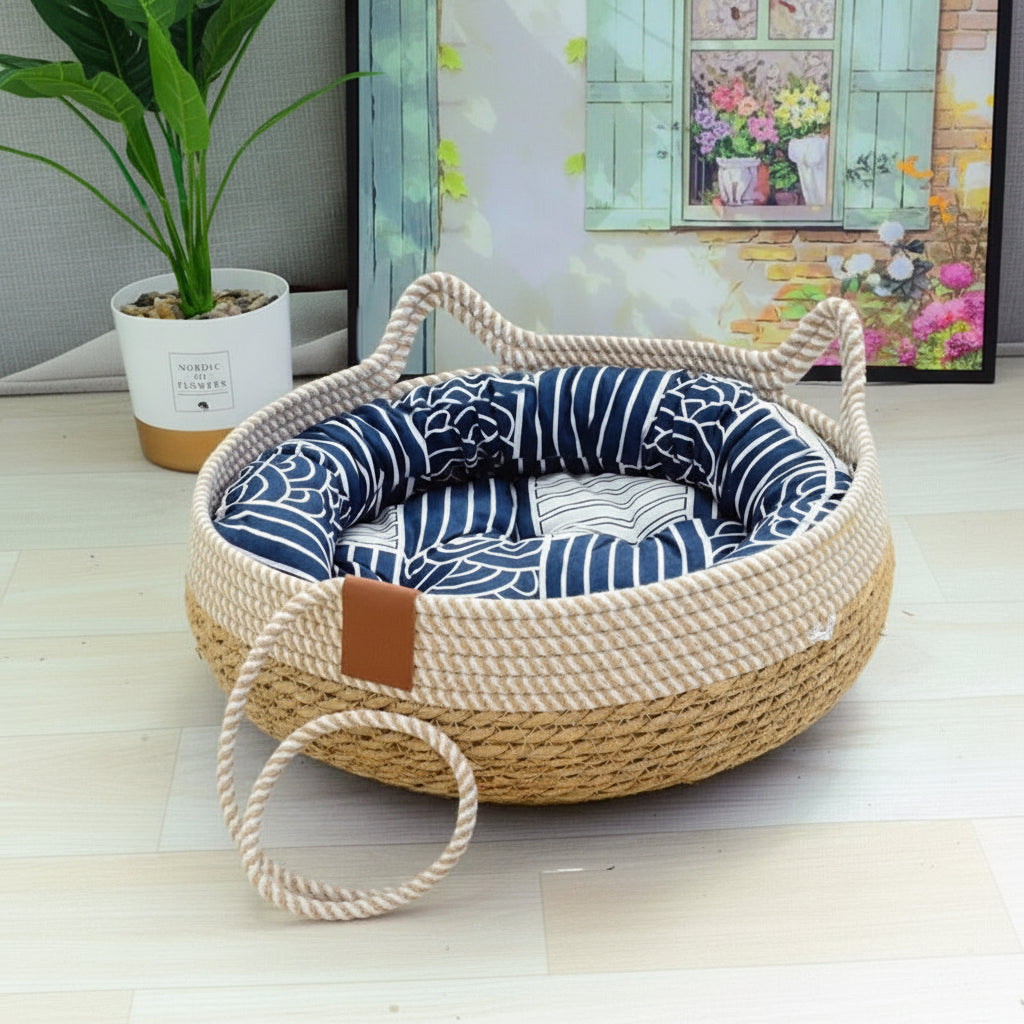 PANIER CHAT OSIER | Ultra Confort Premium Royaume Animalier