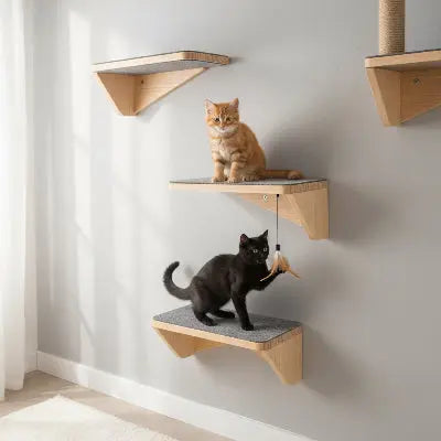 ARBRE A CHAT MURAL | Design Compact Royaume Animalier